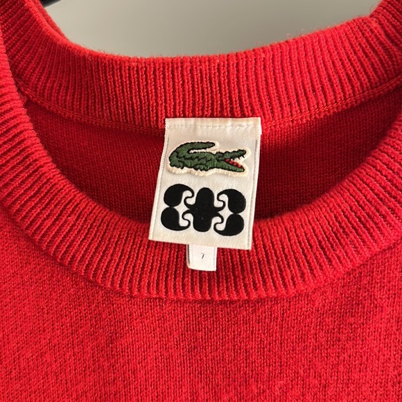 Lacoste x M/M (Paris) Red Wool Sweater - Picture 3 of 10